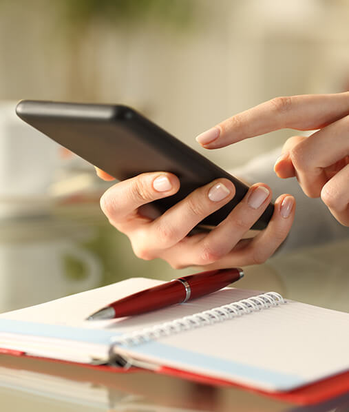 <img src="phone.jpg" alt="request an appointment through the phone" /> 